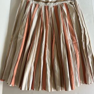 Original Penguin Cream and Pink A-Line Skirt
